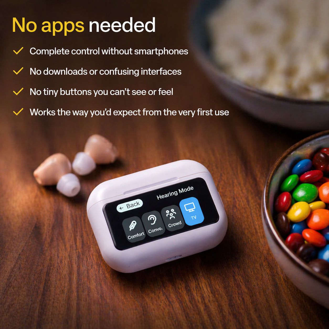 🔥 Today Only! 👂KLENIMORE™ Atom X Smart Hearing Aids — Hear Clearly, Feel Confident Again 💖🔊