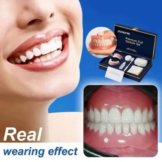⏰Ends Today: 70% OFF! 🌎KLENIMORE™ Custom-Fit  Dentures— Designed for Comfort and a Natural-Looking Smile