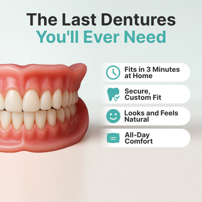 ⏰Ends Today: 70% OFF! 🌎KLENIMORE™ Custom-Fit  Dentures— Designed for Comfort and a Natural-Looking Smile